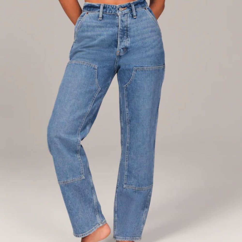 Abercrombie Curve Love Carpenter Dad Jean